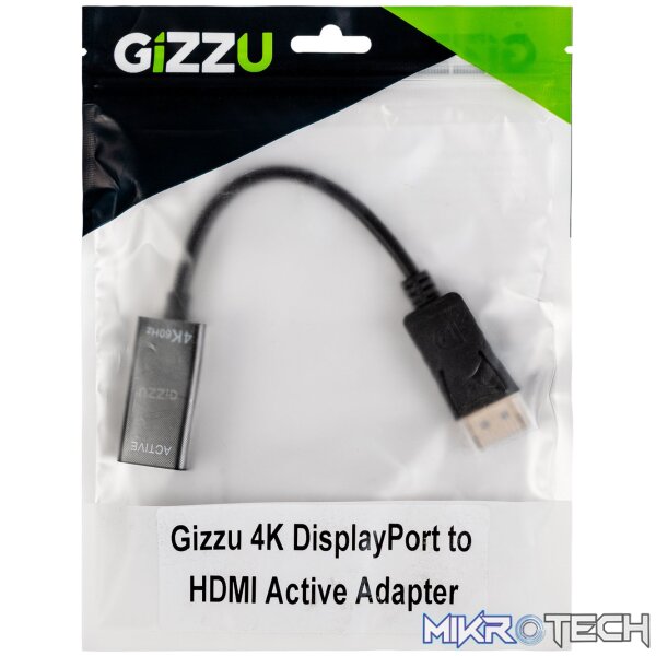 Gizzu 4K60Hz DisplayPort to HDMI Active Adapter - Image 4