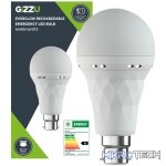 Gizzu Everglow Rechargeable Warm White Emergency LED Bulb - Bayonett
