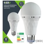 Gizzu Everglow Rechargeable Warm White Emergency LED Bulb - Screw-In