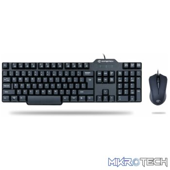 GoFreetech Wired KB/MOUSE Combo - Black