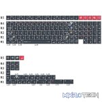 Keychron Cherry Profile Cosmic Galaxy Dye-Sub PBT Keycap Set - Image 3
