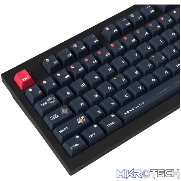 Keychron Cherry Profile Cosmic Galaxy Dye-Sub PBT Keycap Set - Image 4