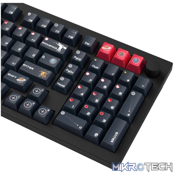 Keychron Cherry Profile Cosmic Galaxy Dye-Sub PBT Keycap Set - Image 5