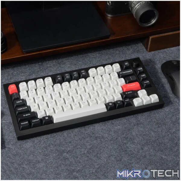 Keychron Q1H-M1 QMK Wireless Custom Keyboard - Black - Image 4