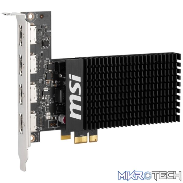 MSI Nvidia GeForce GT 710 2GD3H 2GB 64-BIT 4x HDMI Graphics Card - Image 5