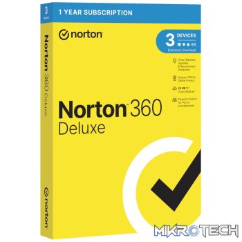 Norton 360 Deluxe (3 Device/Up to 25GB)
