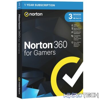 Norton 360 for Gamers (3 Device/Up to 50GB)