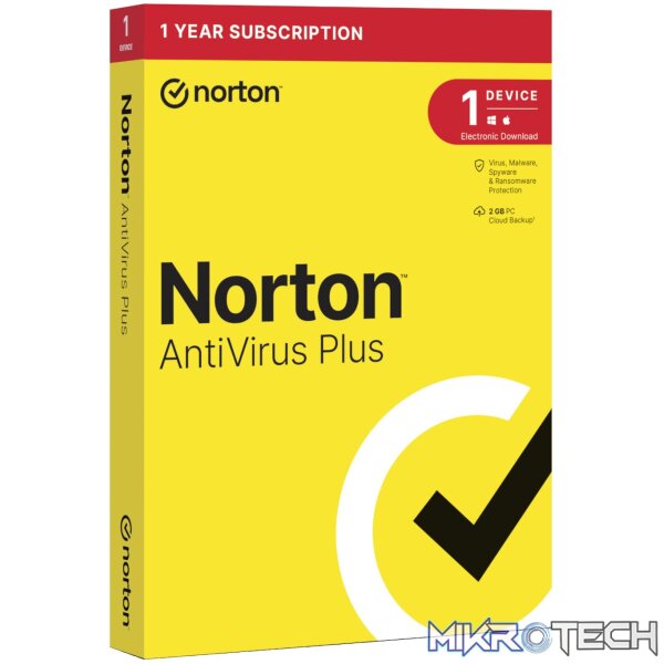 Norton AntiVirus Plus 2GB - 1 Device (Physical Package) - Image 2