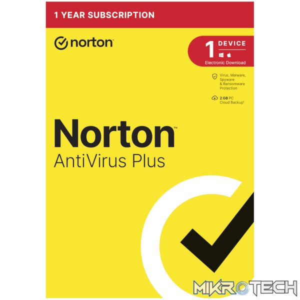 Norton AntiVirus Plus 2GB - 1 Device (Physical Package) Norton AntiVirus Plus 2GB - 1 Device (Physical Package)