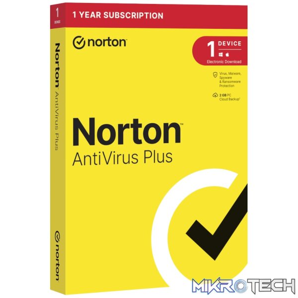 Norton Antivirus Plus (1 Device/Up to 2GB) Norton Antivirus Plus (1 Device/Up to 2GB)