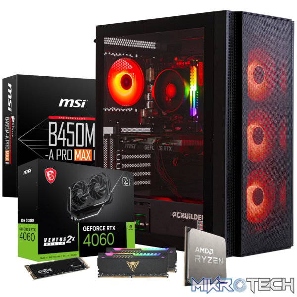 PCBuilder AMD Ryzen 5 5600X BARRICADE Windows 11 Gaming PC - Image 2