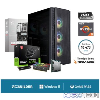 PCBuilder AMD Ryzen 5 7600 SPECIALIST Windows 11 Gaming PC