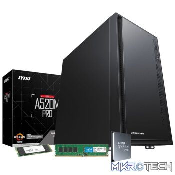 PCBuilder AMD Ryzen 5 PRO 4650G HOME MASTER Windows 11 Desktop PC
