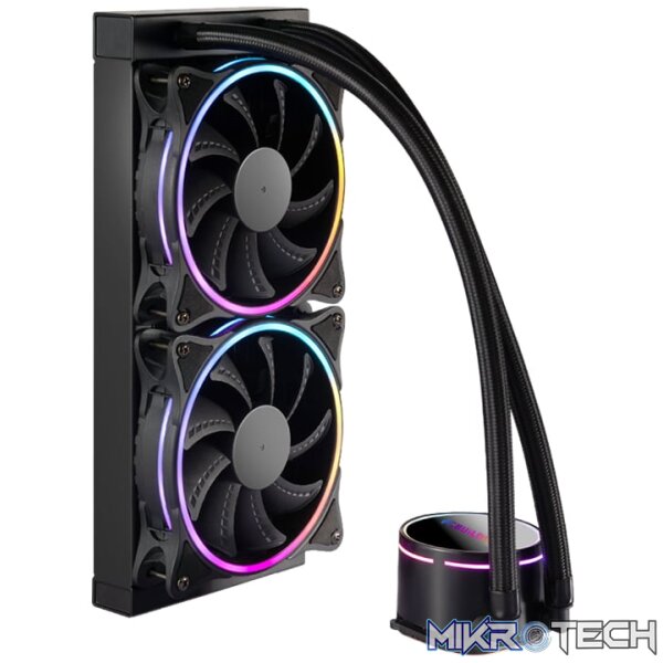PCBuilder Hydro Chill 240MM AIO Liquid CPU Cooler ARGB - Image 2