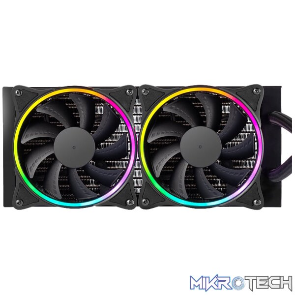PCBuilder Hydro Chill 240MM AIO Liquid CPU Cooler ARGB - Image 3