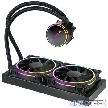 PCBuilder Hydro Chill 240MM AIO Liquid CPU Cooler ARGB