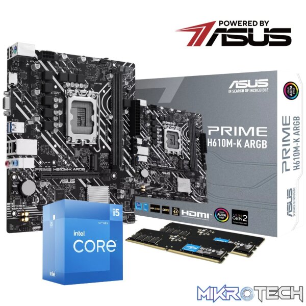 PCBuilder Intel Core i5-12400 LEVEL UP Core Upgrade Kit PCBuilder Intel Core i5-12400 LEVEL UP Core Upgrade Kit