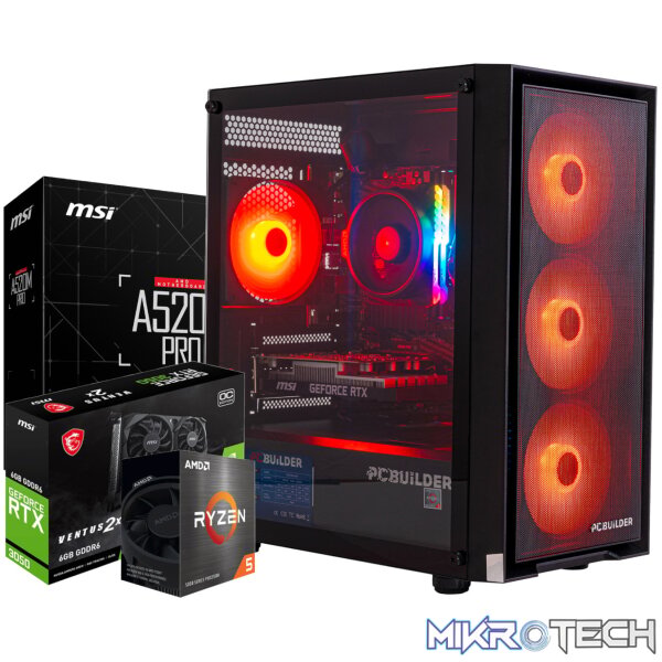 PCBuilder Ryzen 5 5500 SCOUT Windows 11 Gaming PC - Image 2