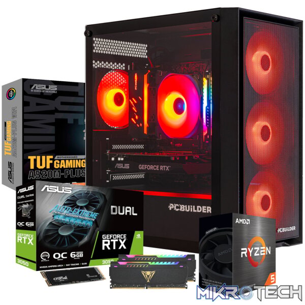 PCBuilder Ryzen 5 5600X SENTINEL Windows 11 Gaming PC - Image 2