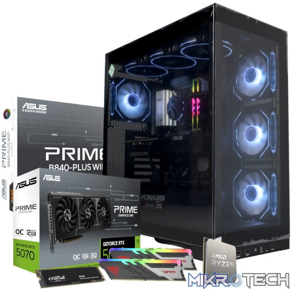 PCBuilder Ryzen 5 7600 MAVERICK Windows 11 Gaming PC - Image 2