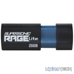 Patriot Rage Lite 256GB USB3.2 Flash Drive - Black