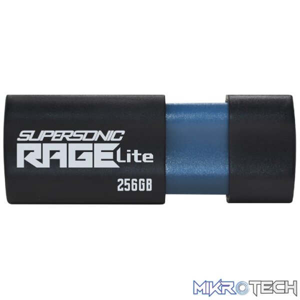 Patriot Rage Lite 256GB USB3.2 Flash Drive - Black Patriot Rage Lite 256GB USB3.2 Flash Drive - Black