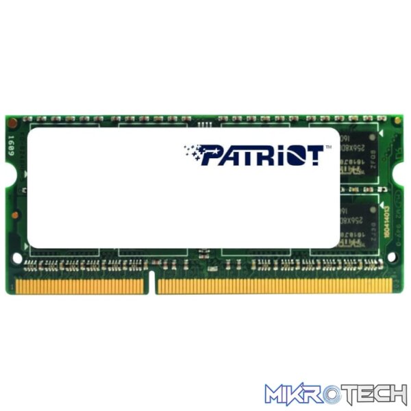 Patriot Signature Line 8GB 1600MHz DDR3L Dual Rank SODIMM Notebook Memory Patriot Signature Line 8GB 1600MHz DDR3L Dual Rank SODIMM Notebook Memory
