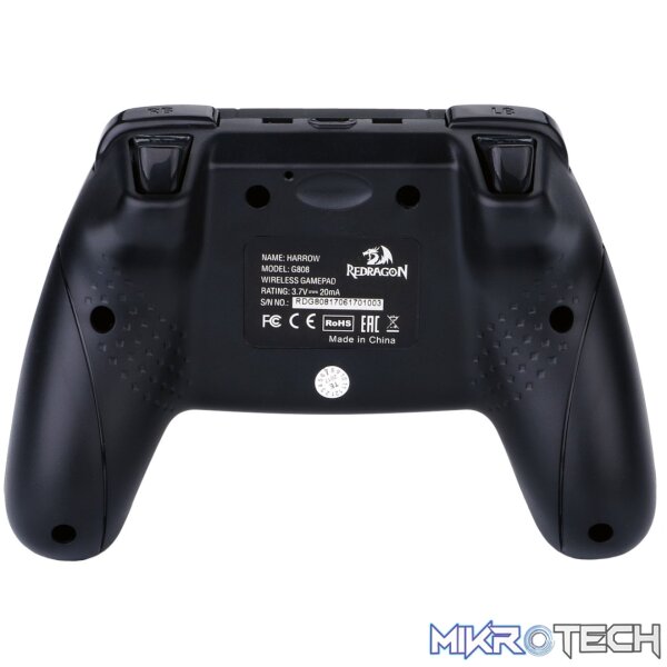 REDRAGON HARROW Wireless X/D-input(Digital/Analog) PC Controller Black - Image 6
