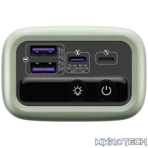Romoss PMT30 30000mAh 30W Fast Charge Power Bank – Green - Image 4