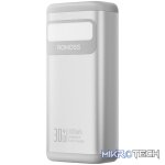 Romoss PMT30 30000mAh 30W Fast Charge Power Bank – Silver