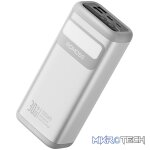 Romoss PMT30 30000mAh 30W Fast Charge Power Bank – Silver - Image 3
