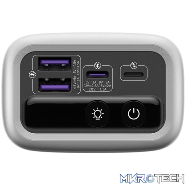 Romoss PMT30 30000mAh 30W Fast Charge Power Bank – Silver - Image 4
