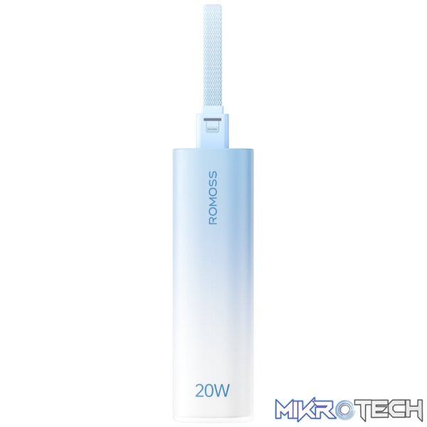 Romoss PSC05 5000mAh 20W Mini Power Bank – Pink - Image 3