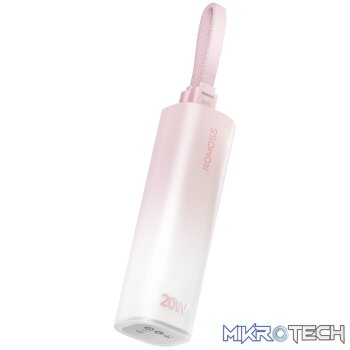 Romoss PSC05 5000mAh 20W Mini Power Bank – Pink