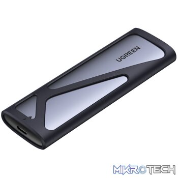 UGREEN CM400-90264 M.2 NVME/SATA SSD Enclosure (10Gbps) - Silver
