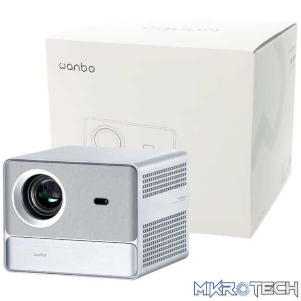 WANBO DAVINCI 1 PRO 1080P 650ANSI Android 11 Smart Home Theatre Projector - Silver WANBO DAVINCI 1 PRO 1080P 650ANSI Android 11 Smart Home Theatre Projector - Silver