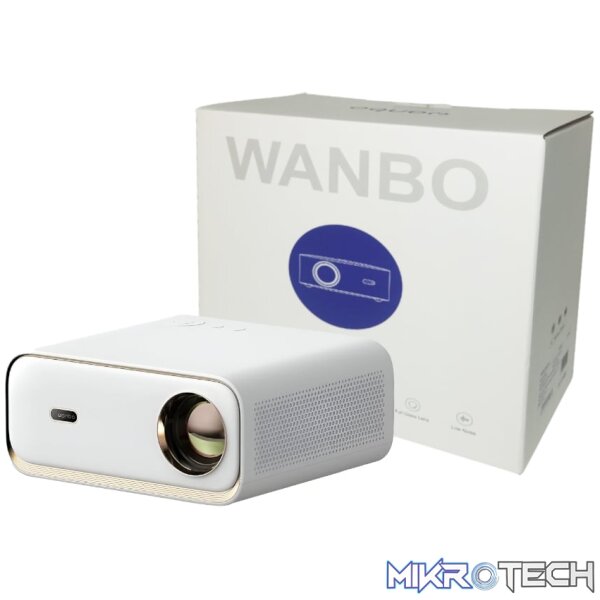 WANBO X2 MAX 1080P 450ANSI Android 9.0 Smart Projector - White WANBO X2 MAX 1080P 450ANSI Android 9.0 Smart Projector - White