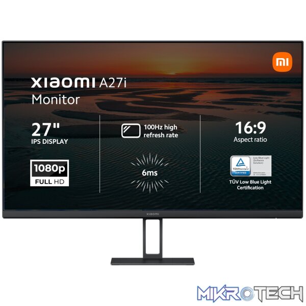 Xiaomi A27i 27" Full HD 1080p IPS Monitor (100Hz Xiaomi A27i 27" Full HD 1080p IPS Monitor (100Hz