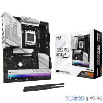 ASRock B850 Pro RS Wi-Fi ATX Motherboard (AMD AM5