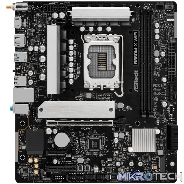ASRock B860M-X Micro ATX DDR5 Motherboard (PCIe 5 and Wi-Fi 6E) - Image 3