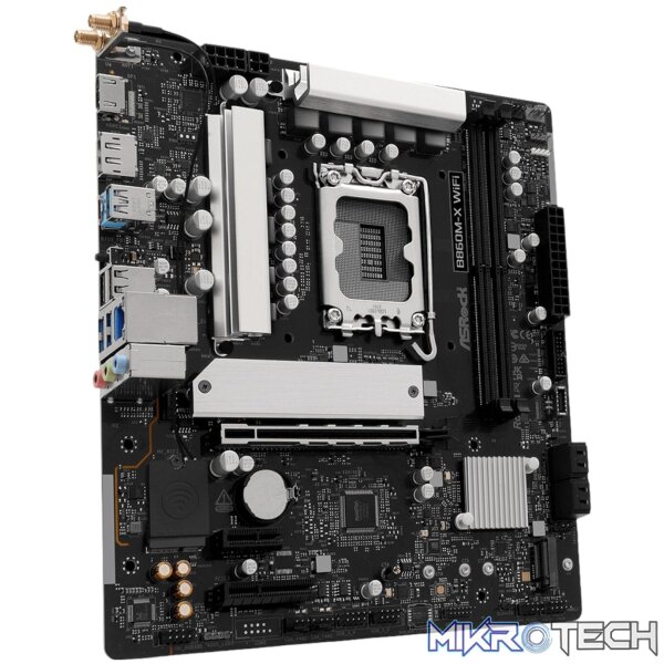 ASRock B860M-X Micro ATX DDR5 Motherboard (PCIe 5 and Wi-Fi 6E) - Image 4