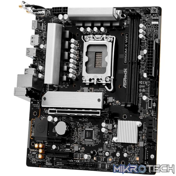 ASRock B860M-X Micro ATX DDR5 Motherboard (PCIe 5 and Wi-Fi 6E) - Image 5