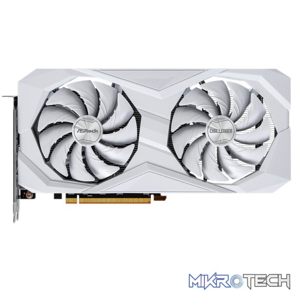ASRock Radeon RX6600 Challenger D 8G GDDR6 128-BIT Graphics Card - White - Image 2