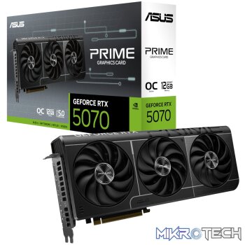 ASUS PRIME GeForce RTX™ 5070 12GB GDDR7 OC 12GB Graphics Card