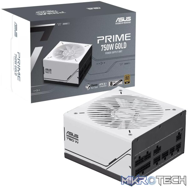 ASUS Prime AP-750G 750W 80+ Gold Fully Modular ATX3.1 Power Supply ASUS Prime AP-750G 750W 80+ Gold Fully Modular ATX3.1 Power Supply