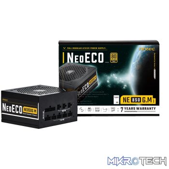 Antec NeoECO Gold Modular 850W Power Supply Unit (80 PLUS® Gold