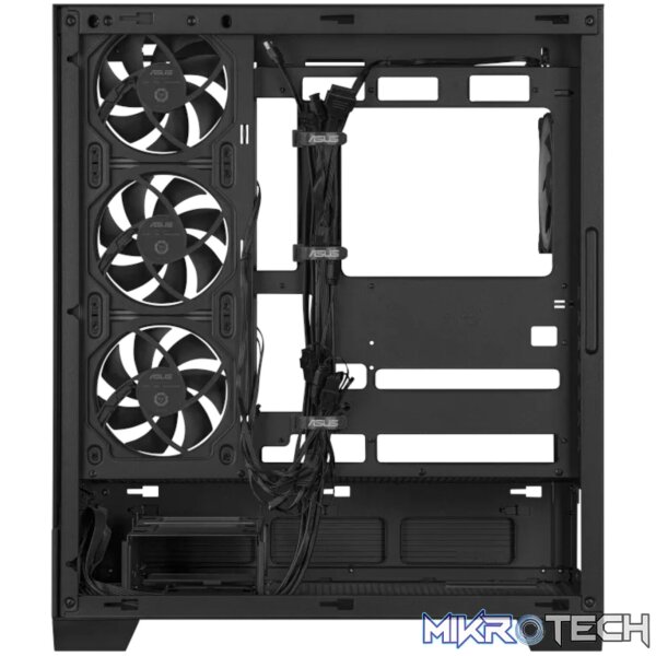 Asus A31 PLUS Mid Tower ATX Chassis - Black - Image 6