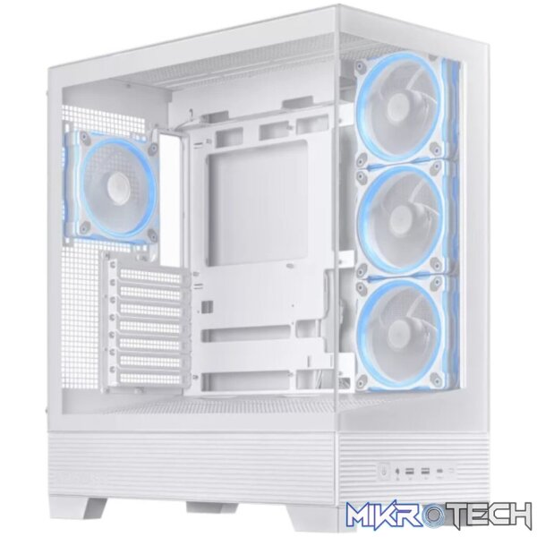 Asus A31 PLUS Mid Tower ATX Chassis - White - Image 2