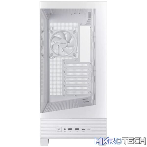 Asus A31 PLUS Mid Tower ATX Chassis - White - Image 3