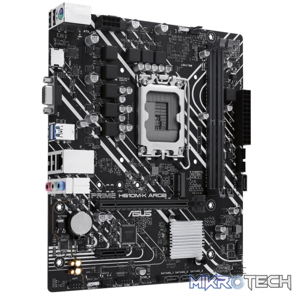 Asus PRIME H610M-R DDR5 LGA1700 Micro-ATX Motherboard - Image 3